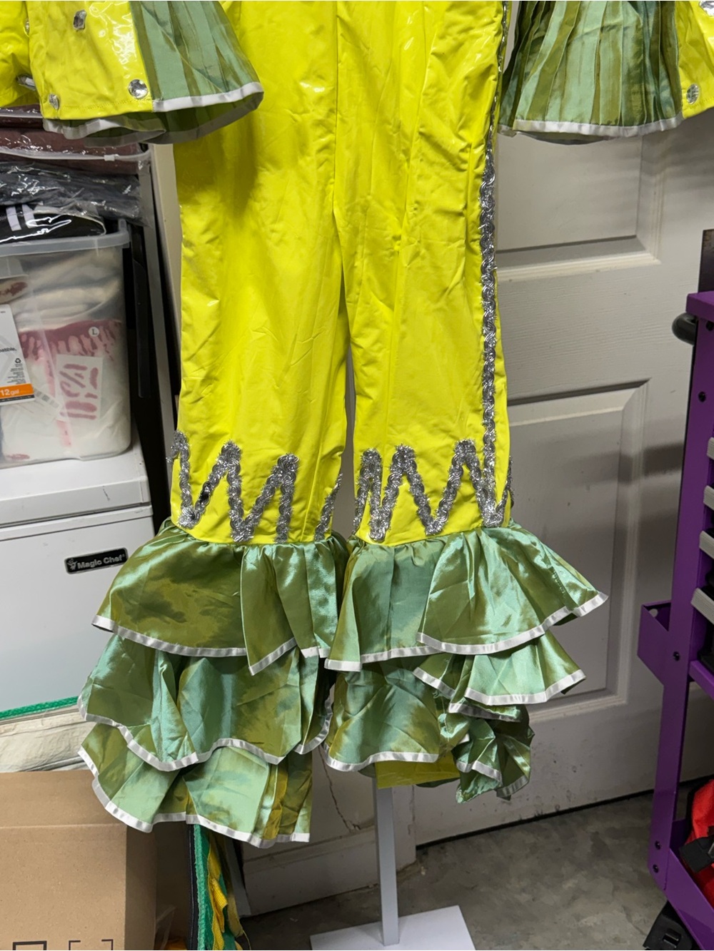 Size Small LoliMiss Womens Mamma Mia Cosplay Jumpsuit 1970 Dancing Disco Costum - Picture 5 of 16
